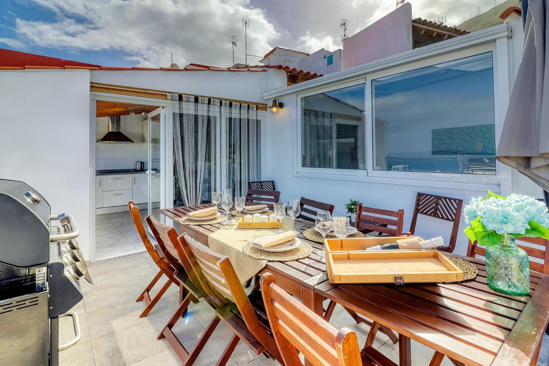 Big Terraced House, 100M To The Beach, With Bbq And Sea View Guincho  Bagian luar foto