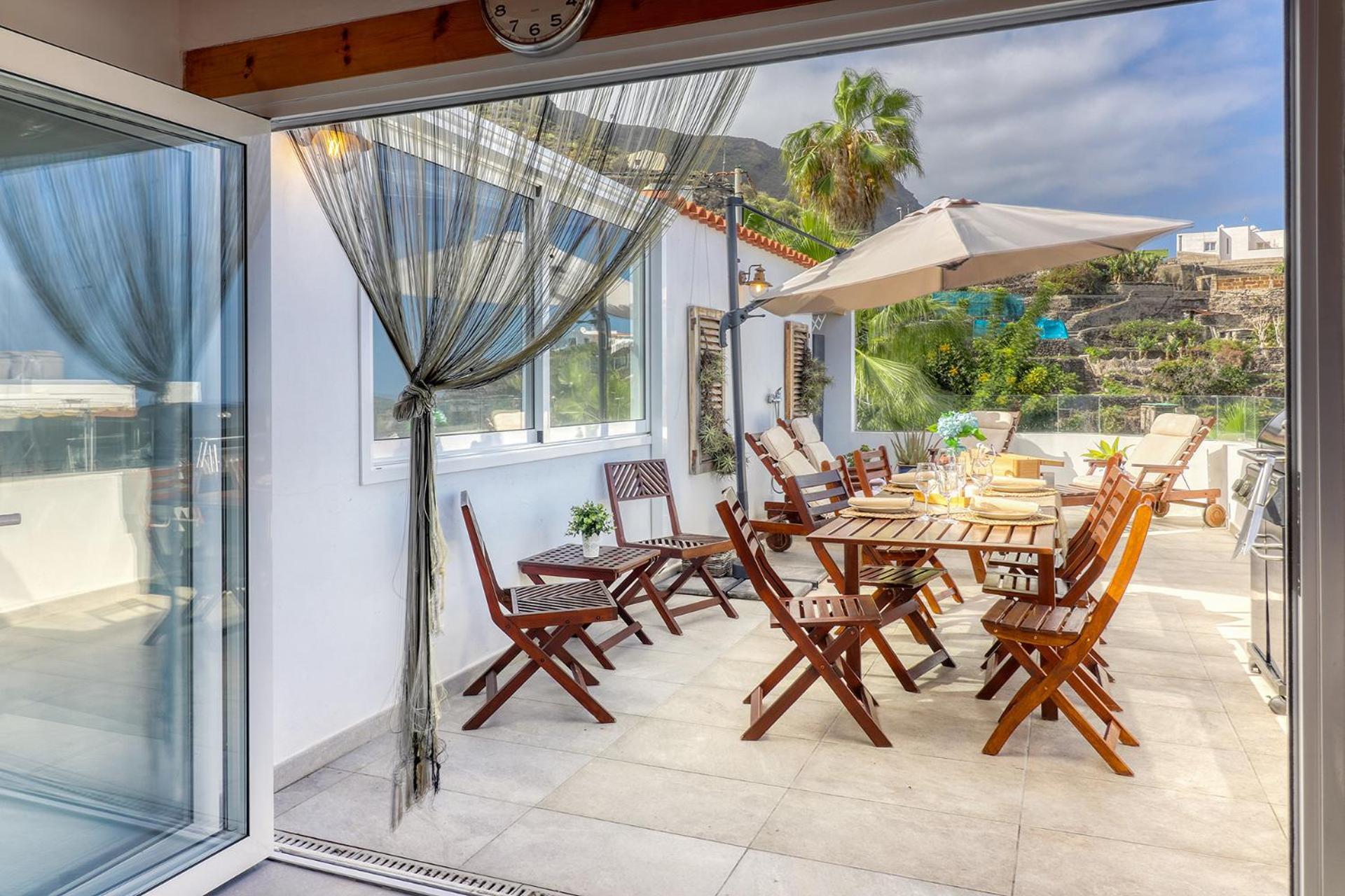 Big Terraced House, 100M To The Beach, With Bbq And Sea View Guincho  Bagian luar foto